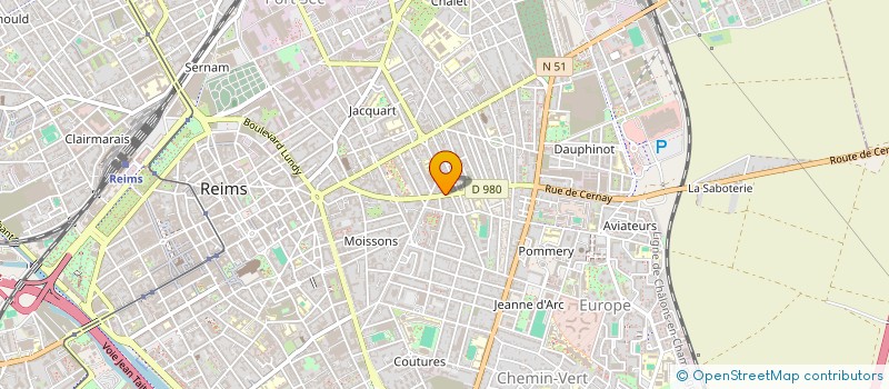 localisation de l'entreprise SCI CIEL  REIMS