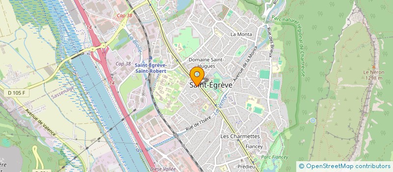 localisation de l'entreprise SCI CIEL  SAINT-EGREVE