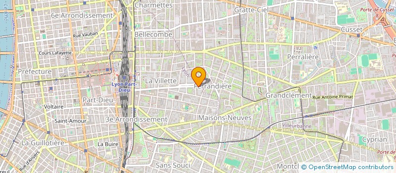 localisation de l'entreprise SCI CIEL  LYON