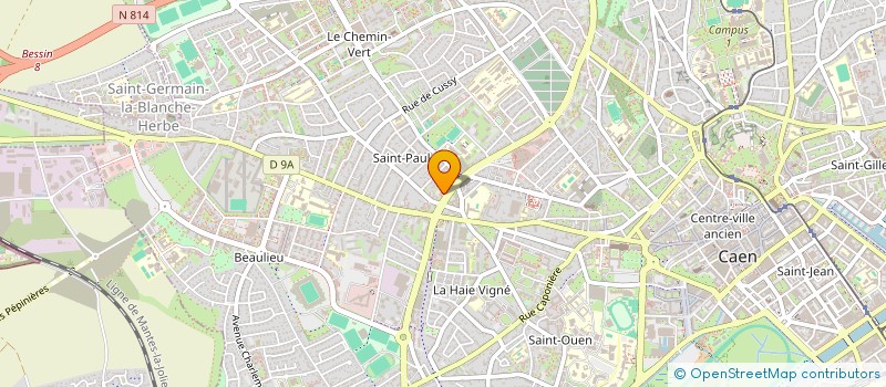 localisation de l'entreprise SCI CIEL à CAEN