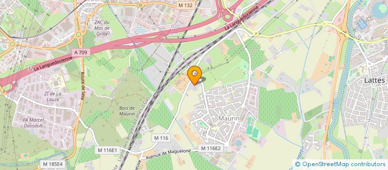 localisation de l'entreprise SCI CIEL à LATTES