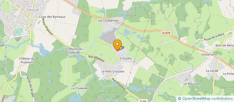 localisation de l'entreprise SCI CIEL BLEU à FEYTIAT