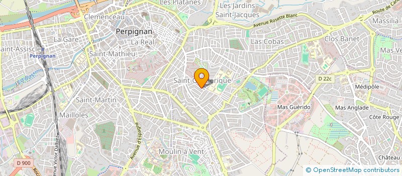 localisation de l'entreprise SCI CIEL BLEU à PERPIGNAN