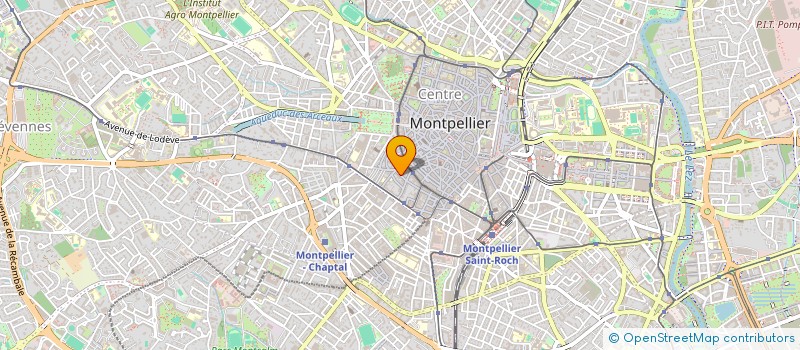 localisation de l'entreprise SCI CIEL D'AZUR à MONTPELLIER