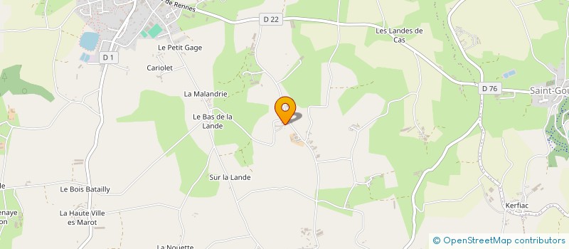 localisation de l'entreprise SCI CIELARKO à LE MENE