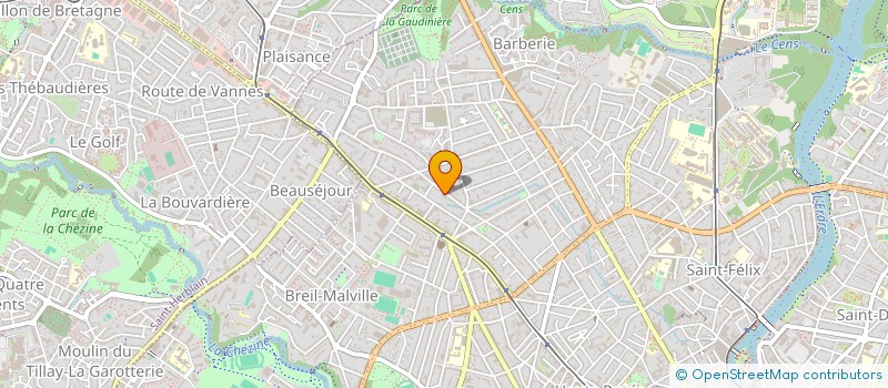 localisation de l'entreprise SCI CIELOTTE à NANTES