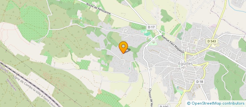 localisation de l'entreprise SCI CIEUTAT  EGUILLES