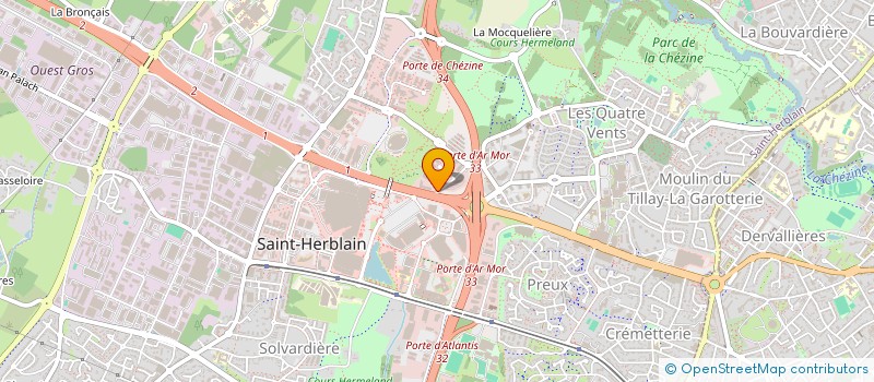 localisation de l'entreprise SCI CIFE PENHOAT  SAINT-HERBLAIN