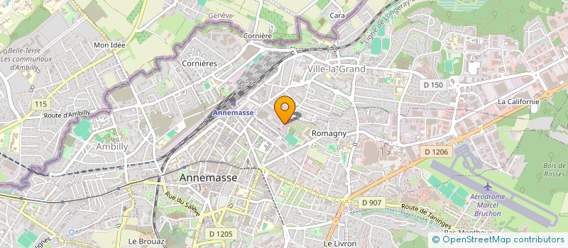 localisation de l'entreprise SCI CIFRA à ANNEMASSE