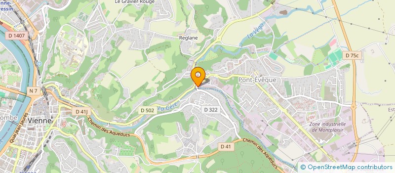 localisation de l'entreprise SCI CIG.38  PONT-EVEQUE