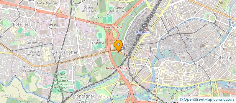 localisation de l'entreprise SCI CIG  STRASBOURG