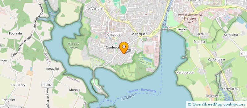 localisation de l'entreprise SCI CIGA à VANNES