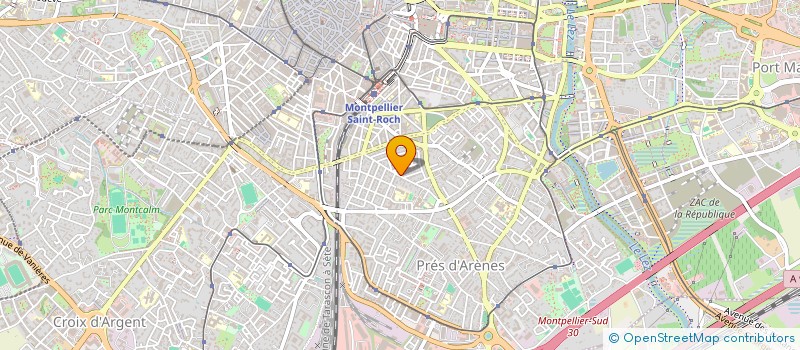 localisation de l'entreprise SCI CIGALE à MONTPELLIER
