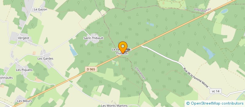 localisation de l'entreprise SCI CIGALUSA  CHEVANNES