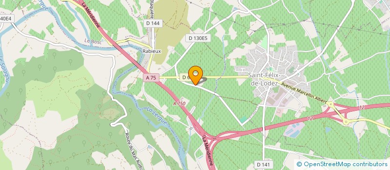 localisation de l'entreprise SCI CIGALYS  NEBIAN