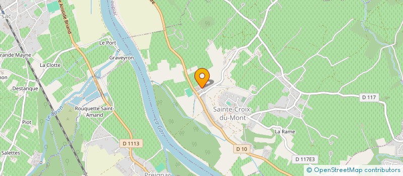 localisation de l'entreprise SCI CIGANA  SAINTE-CROIX-DU-MONT