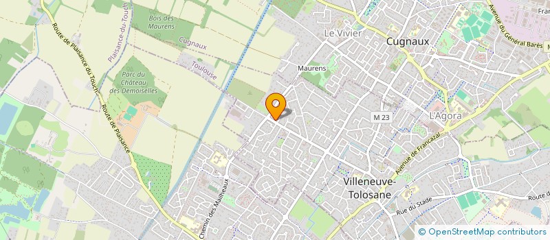 localisation de l'entreprise SCI CIGAU à VILLENEUVE-TOLOSANE