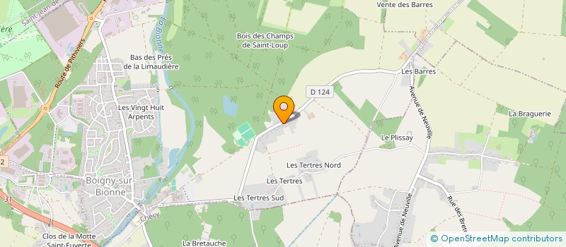 localisation de l'entreprise SCI CIGI à BOIGNY-SUR-BIONNE