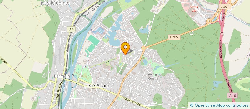 localisation de l'entreprise SCI CIGMA IMMO  L'ISLE-ADAM