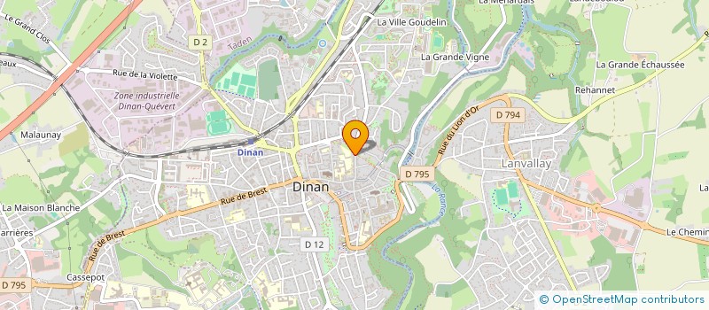 localisation de l'entreprise SCI CIGOGNE  DINAN