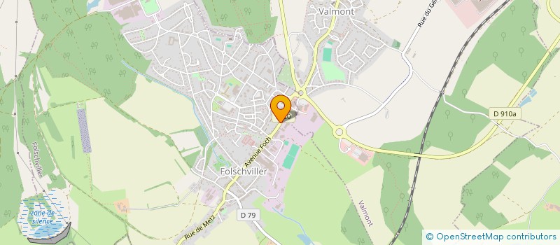 localisation de l'entreprise SCI CIHAN  FOLSCHVILLER