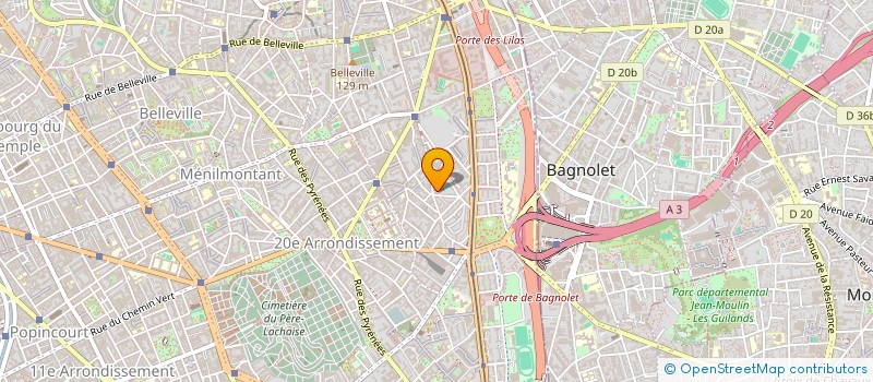 localisation de l'entreprise SCI CIJENLIS  PARIS