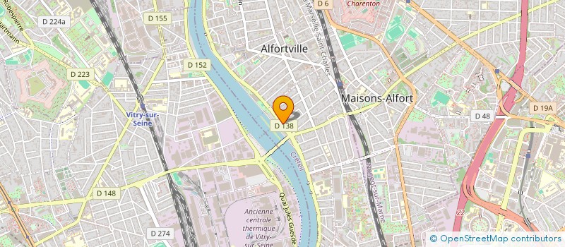 localisation de l'entreprise SCI CIK à ALFORTVILLE