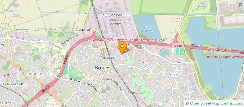 localisation de l'entreprise SCI CIKI  BRUGES