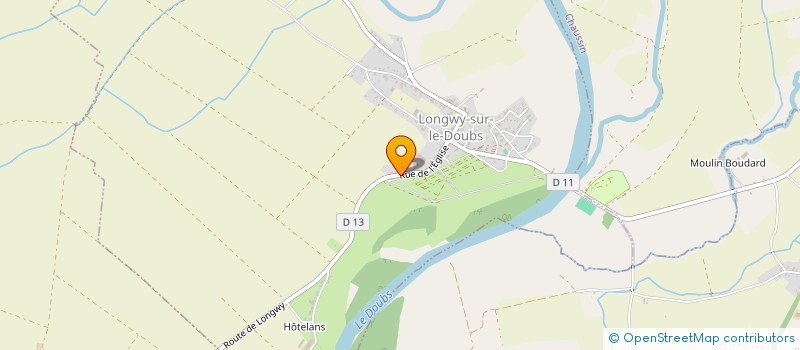 localisation de l'entreprise SCI CIL 2000  LONGWY-SUR-LE-DOUBS