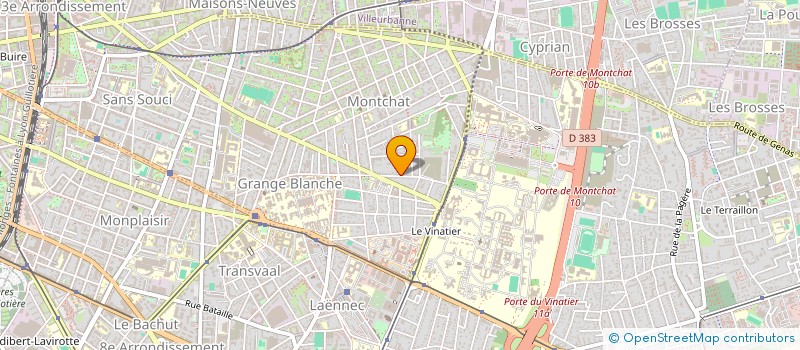 localisation de l'entreprise SCI CIL  LYON