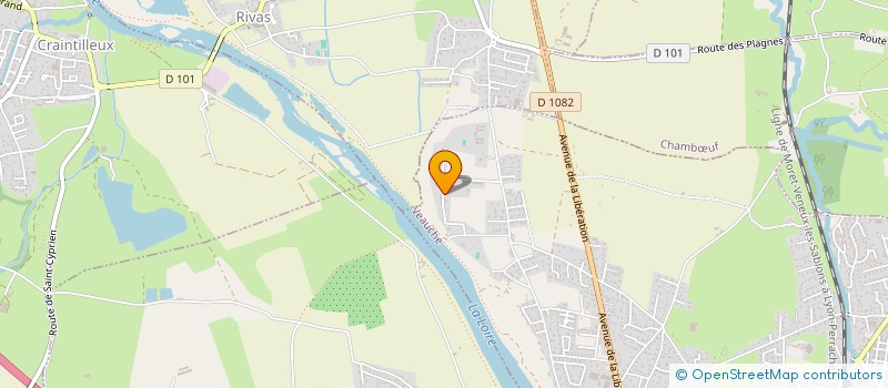 localisation de l'entreprise SCI CIL  VEAUCHE