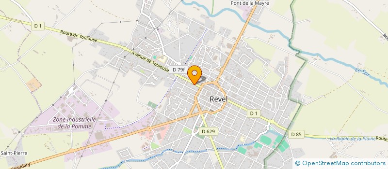 localisation de l'entreprise SCI CIL FABRE  REVEL