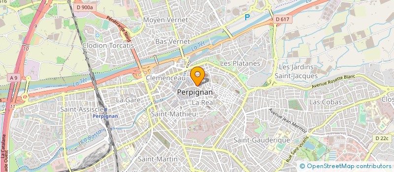 localisation de l'entreprise SCI CILAOS  PERPIGNAN