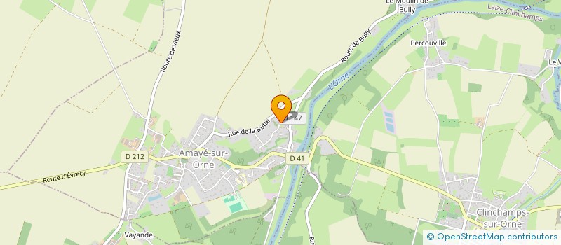 localisation de l'entreprise SCI CILAOS  AMAYE-SUR-ORNE