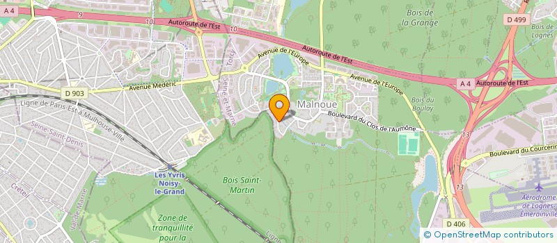 localisation de l'entreprise SCI CILEOHAN  EMERAINVILLE