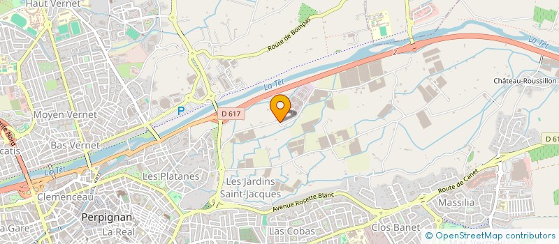 localisation de l'entreprise SCI CILERE  PERPIGNAN