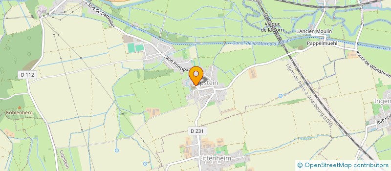 localisation de l'entreprise SCI CILIA  LITTENHEIM