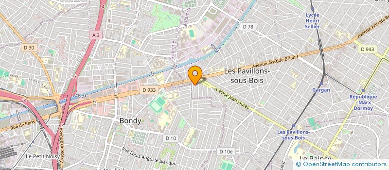 localisation de l'entreprise SCI CILINGIR  LES PAVILLONS-SOUS-BOIS