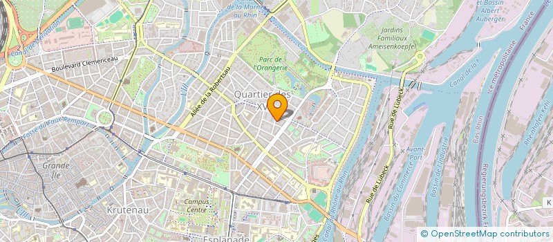 localisation de l'entreprise SCI CILOU à STRASBOURG