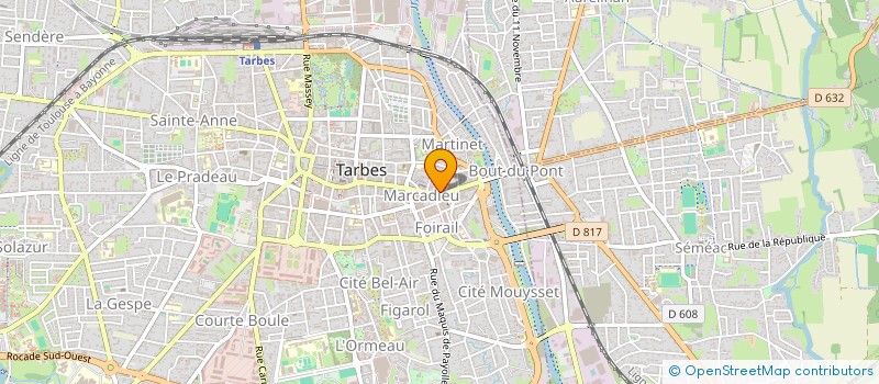 localisation de l'entreprise SCI CIMA  TARBES