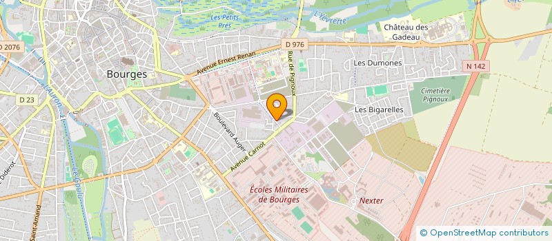 localisation de l'entreprise SCI CIMA  BOURGES