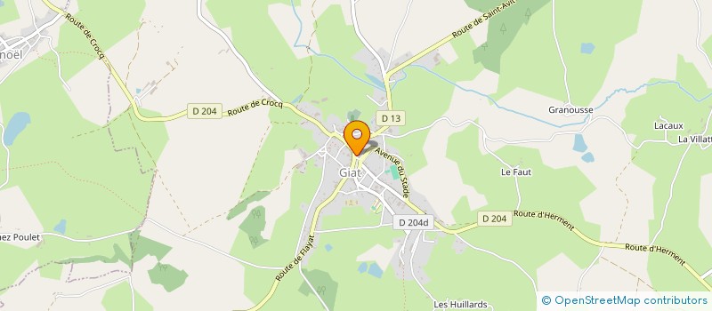 localisation de l'entreprise SCI CIMA  GIAT