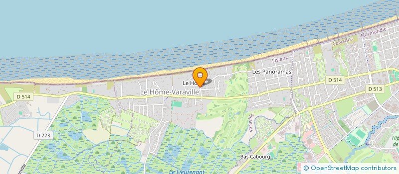 localisation de l'entreprise SCI CIMABELLA  CABOURG