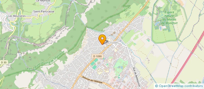 localisation de l'entreprise SCI CIMADOMO  CROLLES