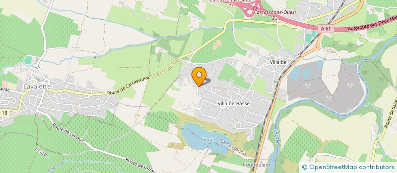 localisation de l'entreprise SCI CIMAR à CARCASSONNE
