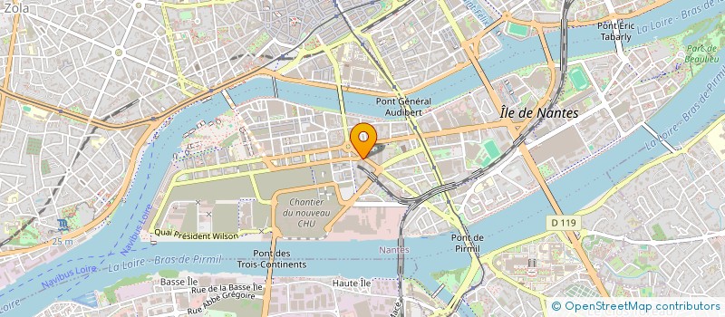 localisation de l'entreprise SCI CIME à NANTES