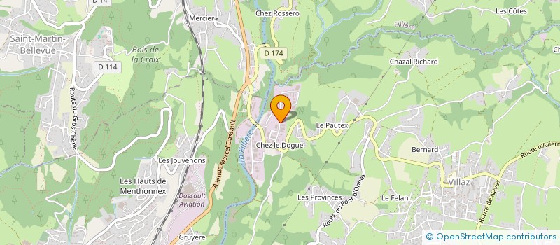 localisation de l'entreprise SCI CIME  VILLAZ