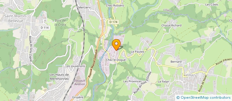 localisation de l'entreprise SCI CIMEBAS  VILLAZ