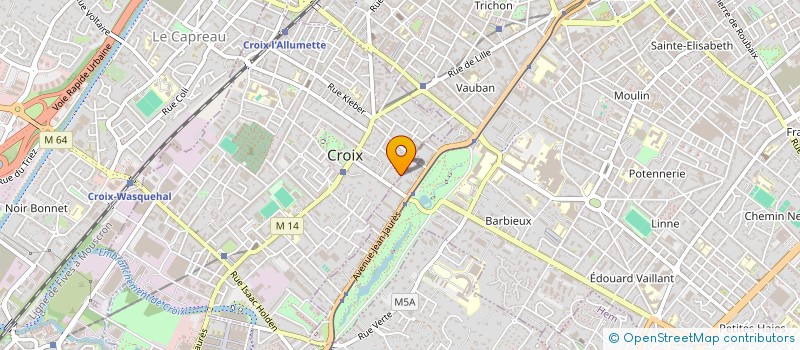 localisation de l'entreprise SCI CIMED à CROIX