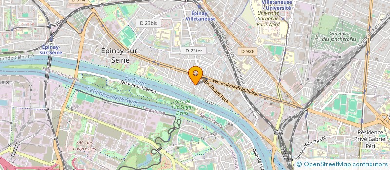 localisation de l'entreprise SCI CIMIANO BARRERE à EPINAY-SUR-SEINE